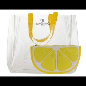 Emma Lomax London Clear Lemon Tote